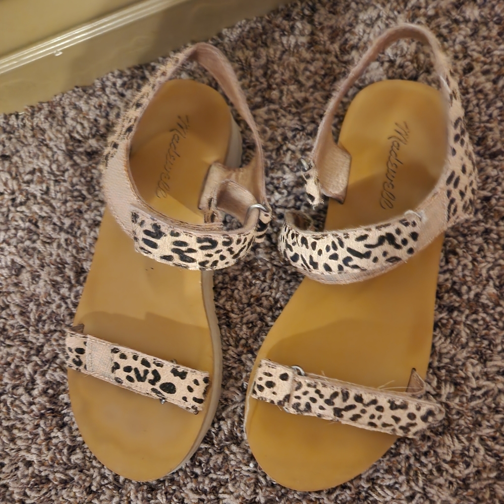 Madewell Leopard Print sandals